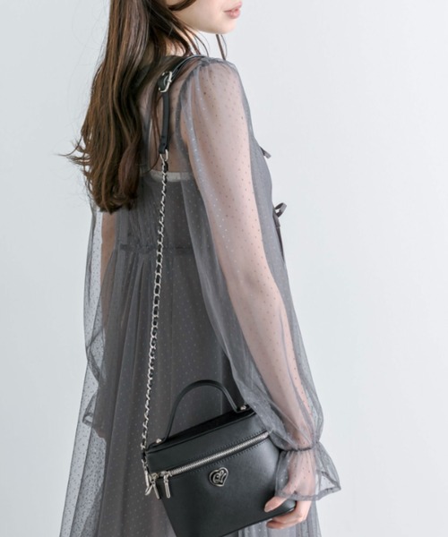 OLIVE des OLIVE(オリーブデオリーブ)の「【WEB限定】マルチウェイワンピース 1041180040(ドレス・レディース・チャコールグレー/ブラック・FREE)」の5枚目の写真