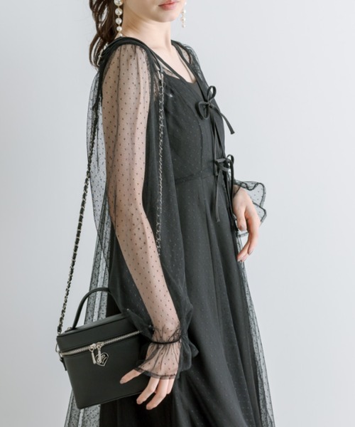 OLIVE des OLIVE(オリーブデオリーブ)の「【WEB限定】マルチウェイワンピース 1041180040(ドレス・レディース・チャコールグレー/ブラック・FREE)」の13枚目の写真