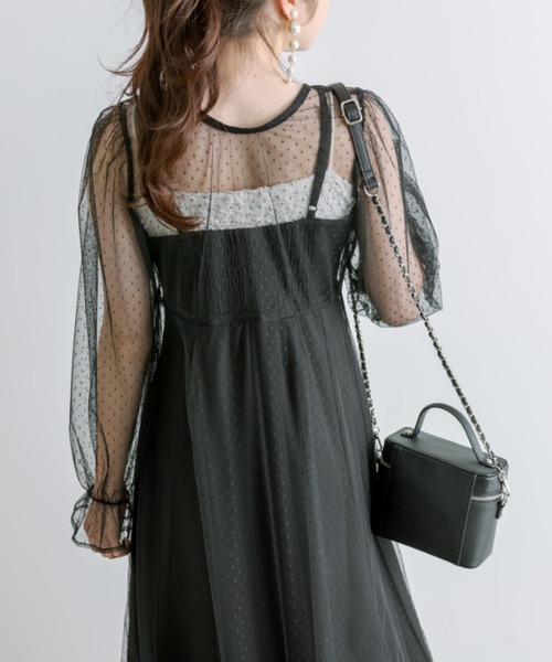 OLIVE des OLIVE(オリーブデオリーブ)の「【WEB限定】マルチウェイワンピース 1041180040(ドレス・レディース・チャコールグレー/ブラック・FREE)」の12枚目の写真