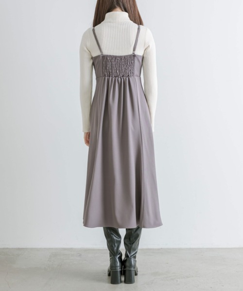 OLIVE des OLIVE(オリーブデオリーブ)の「【WEB限定】マルチウェイワンピース 1041180040(ドレス・レディース・チャコールグレー/ブラック・FREE)」の20枚目の写真