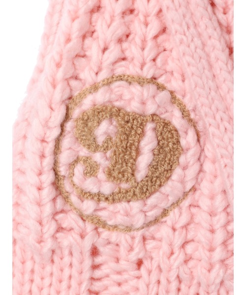 DURAS(デュラス)の「Logo Knit Setup(セットアップ・レディース・チャコールグレー/ピンク/ブルー・FREE)」の5枚目の写真