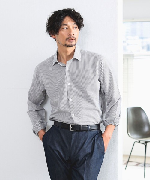 B:MING by BEAMS(ビーミングバイビームス)の「B:MING by BEAMS / SMART TECH(R) ストライプ レギュラーカラー シャツ(シャツ/ブラウス・メンズ・その他・X-LARGE/SMALL/LARGE/MEDIUM)」の8枚目の写真