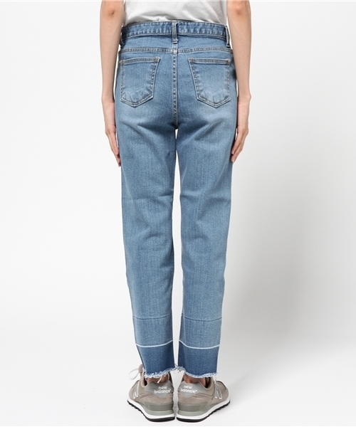 CIAOPANIC（チャオパニック）の「【Ciaopanic】　裾グラデーション加工ストレート（デニムパンツ・レディース・インディゴブルー・MEDIUM/SMALL）」の4枚目の写真