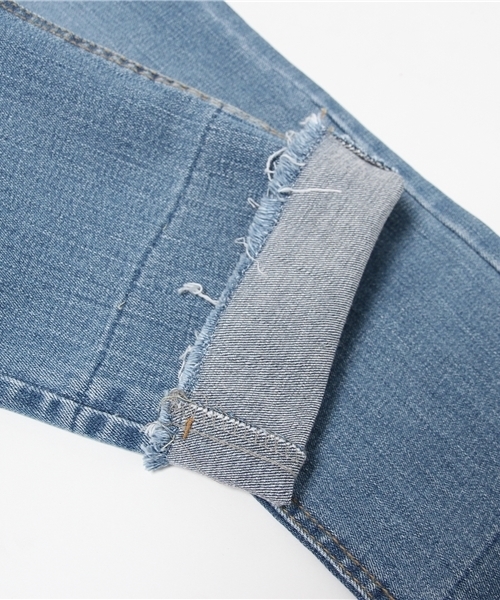 CIAOPANIC（チャオパニック）の「【Ciaopanic】　裾グラデーション加工ストレート（デニムパンツ・レディース・インディゴブルー・MEDIUM/SMALL）」の12枚目の写真