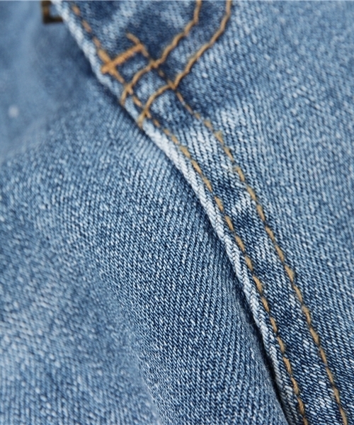 CIAOPANIC（チャオパニック）の「【Ciaopanic】　裾グラデーション加工ストレート（デニムパンツ・レディース・インディゴブルー・MEDIUM/SMALL）」の7枚目の写真