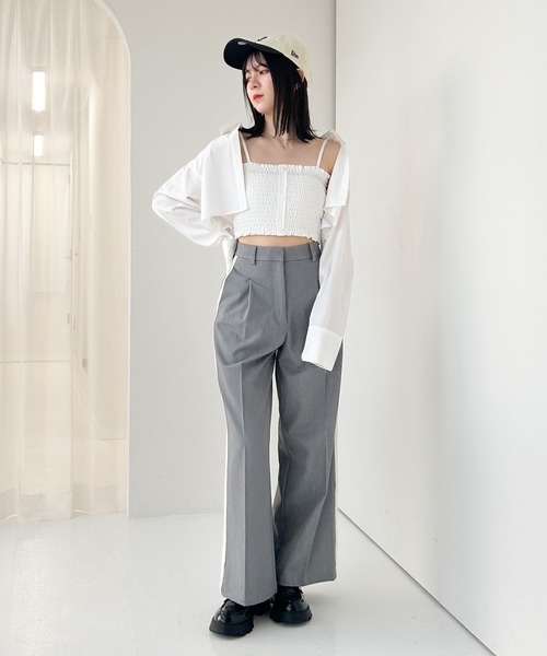 Heather(ヘザー)の「ビスチェSETシャツ 105006(シャツ/ブラウス・レディース・オフホワイト/ピンク・FREE)」の19枚目の写真