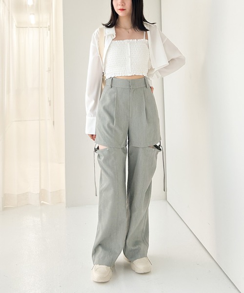 Heather(ヘザー)の「ビスチェSETシャツ 105006(シャツ/ブラウス・レディース・オフホワイト/ピンク・FREE)」の21枚目の写真