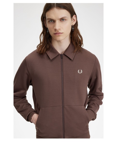 FRED PERRY（フレッドペリー）の「Tape Detail Collared Track Jacket