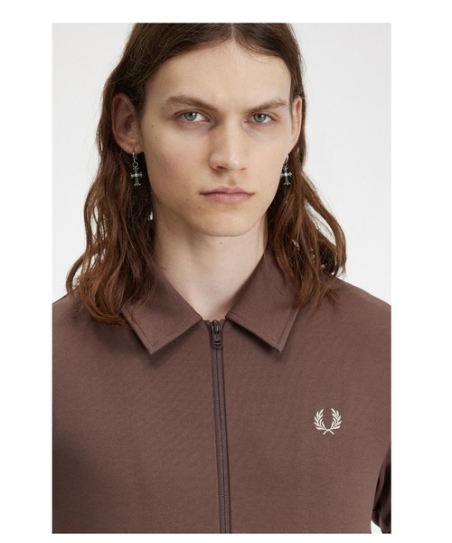 FRED PERRY（フレッドペリー）の「Tape Detail Collared Track Jacket