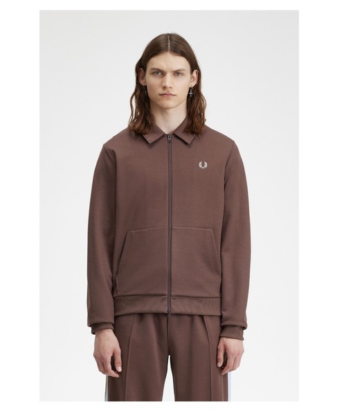 FRED PERRY（フレッドペリー）の「Tape Detail Collared Track Jacket