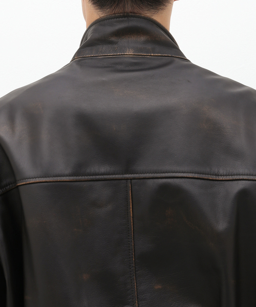 CCU シーシーユー　morgan bomber JKT レザー CCU 