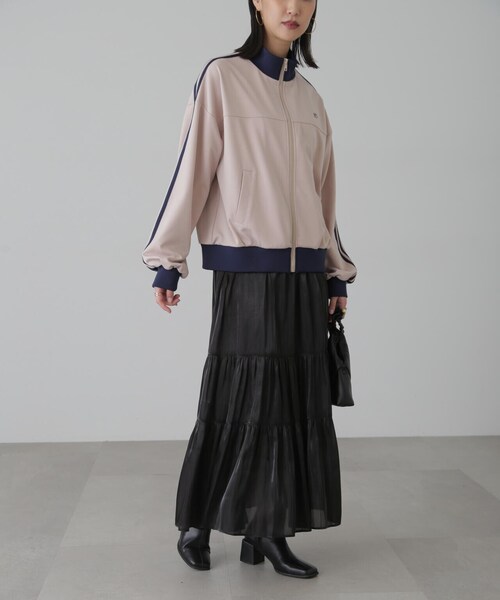 FREE'S MART（フリーズマート）の「◆サイドライントラックジャケット（ブルゾン・レディース・ホワイト/ネイビー・SMALL/MEDIUM）」の8枚目の写真