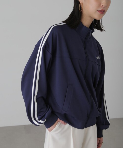 FREE'S MART（フリーズマート）の「◆サイドライントラックジャケット（ブルゾン・レディース・ホワイト/ネイビー・SMALL/MEDIUM）」の16枚目の写真