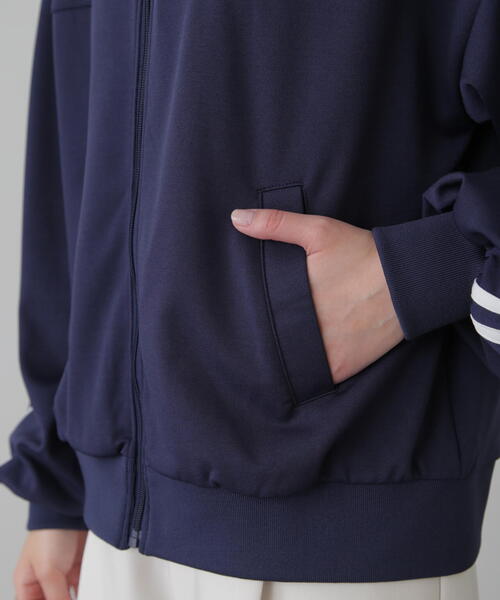 FREE'S MART（フリーズマート）の「◆サイドライントラックジャケット（ブルゾン・レディース・ホワイト/ネイビー・SMALL/MEDIUM）」の22枚目の写真