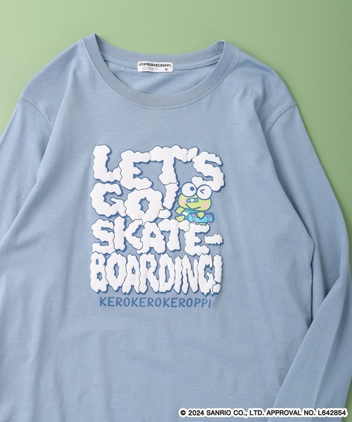 sanrio(サンリオ)の「Sanrio characters 長袖Tシャツ ハローキティ/けろけろけろっぴ/バッドばつ丸(Tシャツ/カットソー・メンズ・ネイビー/ブラック系/ブルー系その他/オートミール/チャコール/ホワイト/ブラック系1/ネイビー系/チャコールグレー/ブラック系2/ネイビー系2/ブラック/グレイッシュベージュ/ピンク系その他/ホワイト系/ブルー系その他2・M/L/LL)」の1枚目の写真