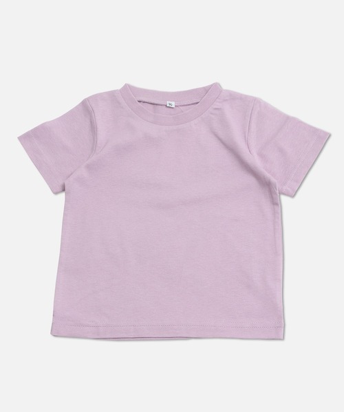 chil2（チルツー）の「コットン100％ 無地半袖Tシャツ（Tシャツ/カットソー・キッズ・ベージュ/イエロー/オレンジ/ラベンダー/ミント/ネイビー/ホワイト/オレンジ系/ピンク/レッド/ライトグリーン/グリーン/クリーム/グレー/チャコールグレー/ブルー/ブラック/スモークピンク/カーキ/サックスブルー・80ｃｍ/90cm/100cm/110cm/120cm/130cm/140cm/150cm/160cm）」の14枚目の写真