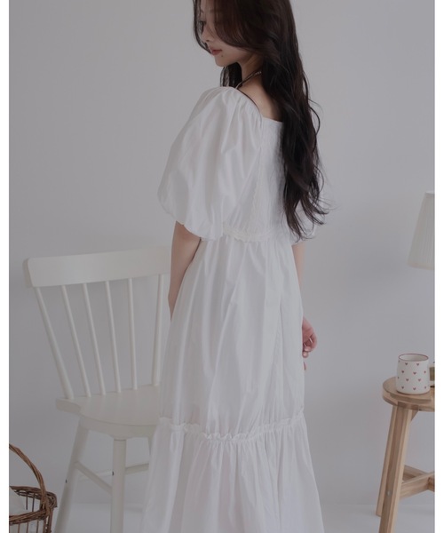 JUMELLE(ジュメロ)の「Heavenly OP(ワンピース・レディース・ホワイト/ブラック・SMALL/MEDIUM)」の13枚目の写真