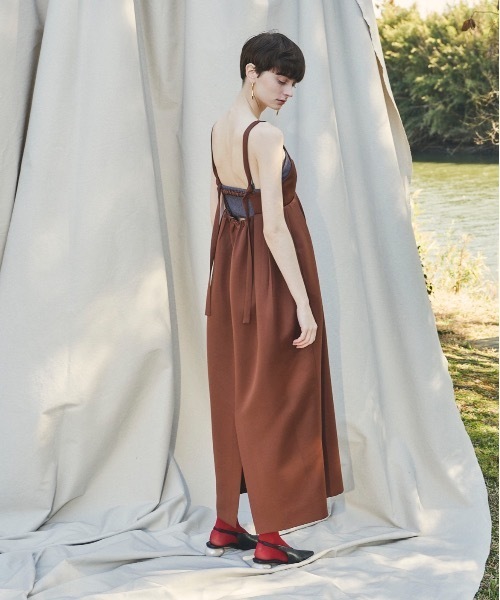 セール】ボリュームタックコクーンワンピース（ワンピース）｜LA BELLE