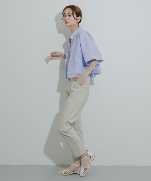 SENSE OF PLACE by URBAN RESEARCH(センスオブプレイスバイアーバンリサーチ)の「ストレッチスリムテーパードパンツ(その他パンツ・レディース・モカ/ライトベージュ/ブラック・SMALL/X-SMALL/MEDIUM/LARGE/TALL)」の13枚目の写真