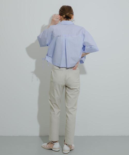 SENSE OF PLACE by URBAN RESEARCH(センスオブプレイスバイアーバンリサーチ)の「ストレッチスリムテーパードパンツ(その他パンツ・レディース・モカ/ライトベージュ/ブラック・SMALL/X-SMALL/MEDIUM/LARGE/TALL)」の14枚目の写真