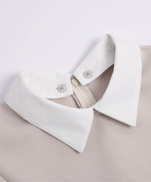 AMELY（エミリー）の「2Wayぺプラムトップス（Tシャツ/カットソー・レディース・ベージュ/ネイビー/グレー/ブラック・フリー）」の10枚目の写真