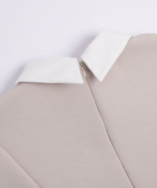 AMELY（エミリー）の「2Wayぺプラムトップス（Tシャツ/カットソー・レディース・ベージュ/ネイビー/グレー/ブラック・フリー）」の11枚目の写真