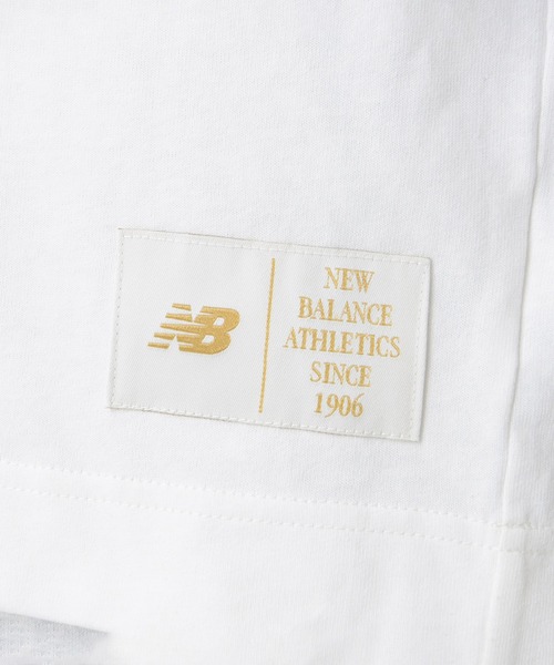 【新品】new balance セットアップシャツ ホワイト セール】Sportswear Greatest Hits フットボールTシャツ（T