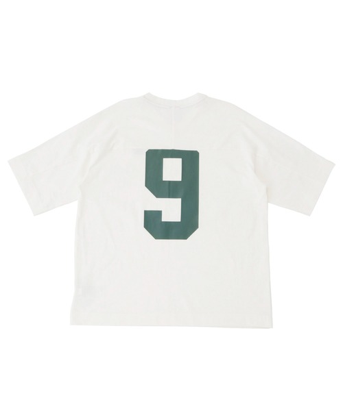 NEW BALANCE(ニューバランス)の「Sportswear Greatest Hits フットボールTシャツ(Tシャツ/カットソー・レディース・オフホワイト/ネイビー・SMALL/MEDIUM/LARGE/X-LARGE)」の5枚目の写真