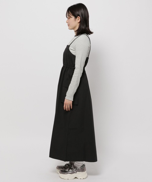 niko and...(ニコアンド)の「カーゴキャミワンピース(ワンピース・レディース・カーキ/ナチュラル/ブラック・LARGE/MEDIUM)」の11枚目の写真