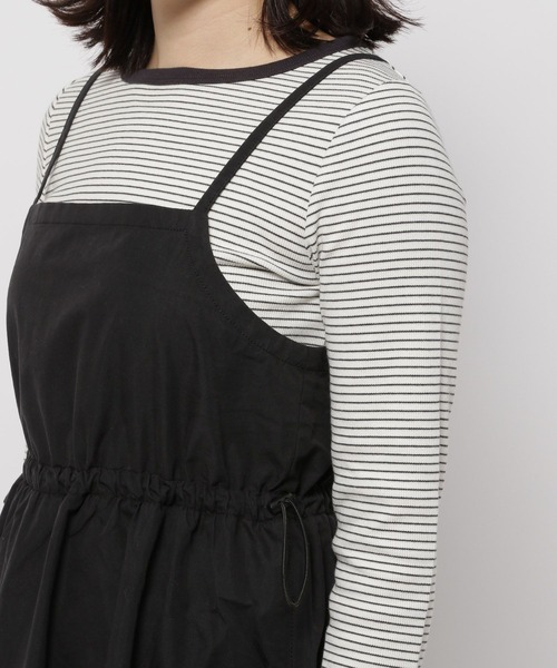niko and...(ニコアンド)の「カーゴキャミワンピース(ワンピース・レディース・カーキ/ナチュラル/ブラック・LARGE/MEDIUM)」の15枚目の写真