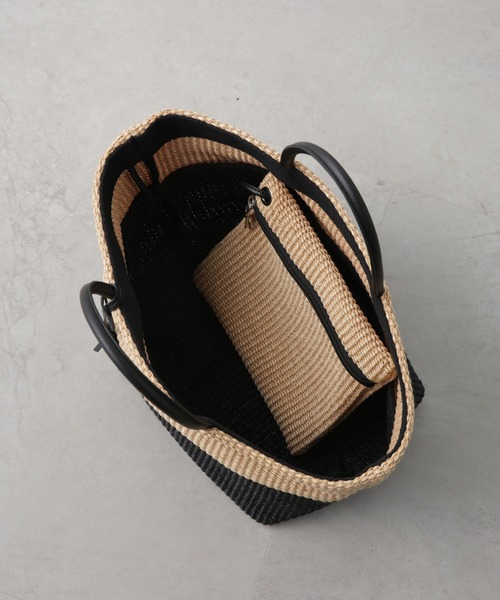 marco masi（マルコマージ）の「MARCO MASI/ラフィア風トートバッグ M