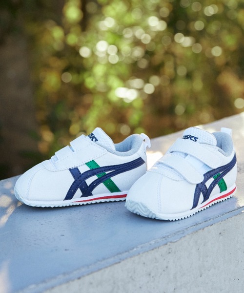 SUKUSUKU(スクスク)の「ASICS KIDS(アシックス キッズ)ベビーシューズ コトラ BABY SL 2(スニーカー・キッズ・ホワイト×ブルー・13.0cm/13.5cm/14.0cm/14.5cm/15.0cm/15.5cm)」の1枚目の写真