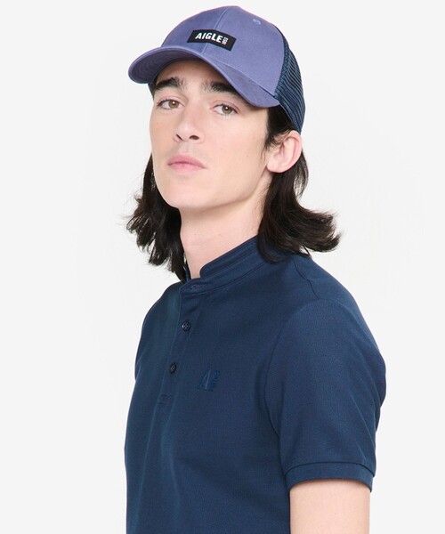AIGLE(エーグル)の「メッシュキャップ(キャップ・レディース・ブラック/ブルー・FREE)」の3枚目の写真