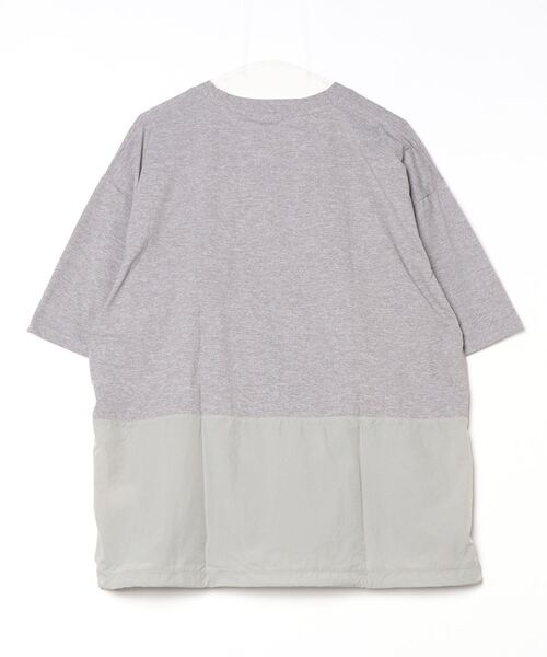 ムラサキスポーツ（ムラサキスポーツ）の「【ムラサキスポーツ限定】DEAR LAUREL/ディアローレル 半袖Tee オーバーサイズ ドロスト 速乾 D24S2111（Tシャツ/カットソー・メンズ・ブラック/グレー・M/L）」の3枚目の写真