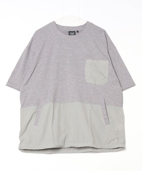 ムラサキスポーツ（ムラサキスポーツ）の「【ムラサキスポーツ限定】DEAR LAUREL/ディアローレル 半袖Tee オーバーサイズ ドロスト 速乾 D24S2111（Tシャツ/カットソー・メンズ・ブラック/グレー・M/L）」の16枚目の写真