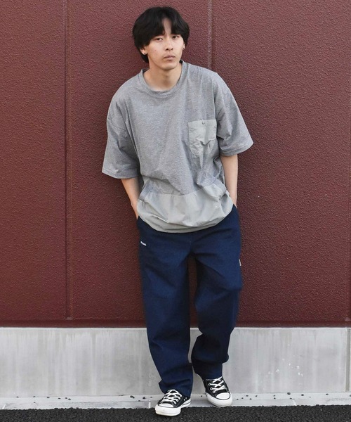 ムラサキスポーツ（ムラサキスポーツ）の「【ムラサキスポーツ限定】DEAR LAUREL/ディアローレル 半袖Tee オーバーサイズ ドロスト 速乾 D24S2111（Tシャツ/カットソー・メンズ・ブラック/グレー・M/L）」の8枚目の写真
