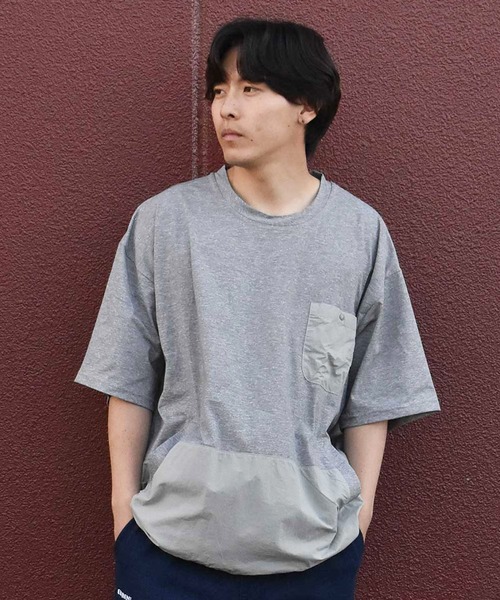 ムラサキスポーツ（ムラサキスポーツ）の「【ムラサキスポーツ限定】DEAR LAUREL/ディアローレル 半袖Tee オーバーサイズ ドロスト 速乾 D24S2111（Tシャツ/カットソー・メンズ・ブラック/グレー・M/L）」の6枚目の写真