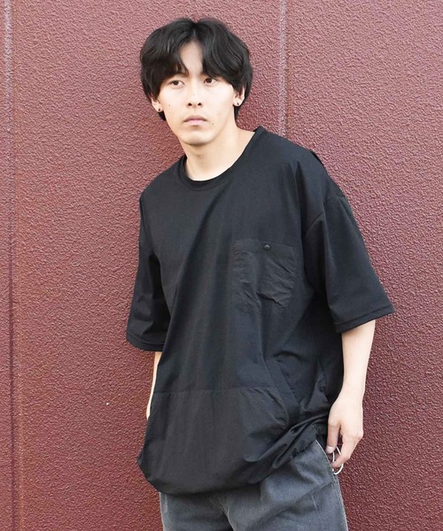 ムラサキスポーツ（ムラサキスポーツ）の「【ムラサキスポーツ限定】DEAR LAUREL/ディアローレル 半袖Tee オーバーサイズ ドロスト 速乾 D24S2111（Tシャツ/カットソー・メンズ・ブラック/グレー・M/L）」の17枚目の写真