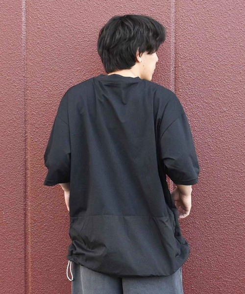 ムラサキスポーツ（ムラサキスポーツ）の「【ムラサキスポーツ限定】DEAR LAUREL/ディアローレル 半袖Tee オーバーサイズ ドロスト 速乾 D24S2111（Tシャツ/カットソー・メンズ・ブラック/グレー・M/L）」の18枚目の写真