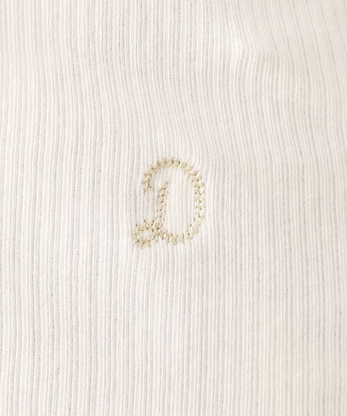 DRESSTERIOR（ドレステリア）の「◆【洗える/インナーやメインにも大活躍】ランダムテレコタンクトップ（タンクトップ・レディース・ブラック/オフホワイト・38/36）」の8枚目の写真