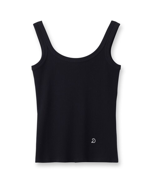 DRESSTERIOR（ドレステリア）の「◆【洗える/インナーやメインにも大活躍】ランダムテレコタンクトップ（タンクトップ・レディース・ブラック/オフホワイト・38/36）」の9枚目の写真