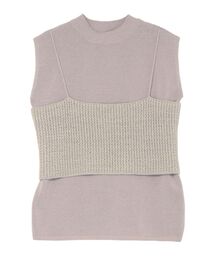 ビスチェセットニットプルオーバー