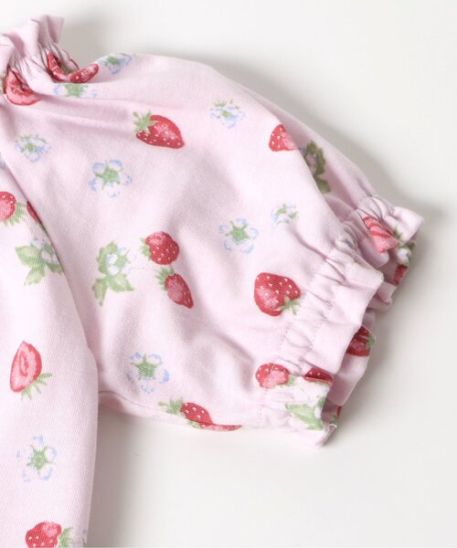 apres les cours（アプレレクール）の「【接触冷感・吸水速乾】バラエティ総柄GIRLS半袖パジャマ（ルームウェア/パジャマ・キッズ・オフホワイト/ピンク/ネイビー・80/90/100/110/120/130）」の9枚目の写真