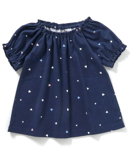 apres les cours（アプレレクール）の「【接触冷感・吸水速乾】バラエティ総柄GIRLS半袖パジャマ（ルームウェア/パジャマ・キッズ・オフホワイト/ピンク/ネイビー・80/90/100/110/120/130）」の19枚目の写真