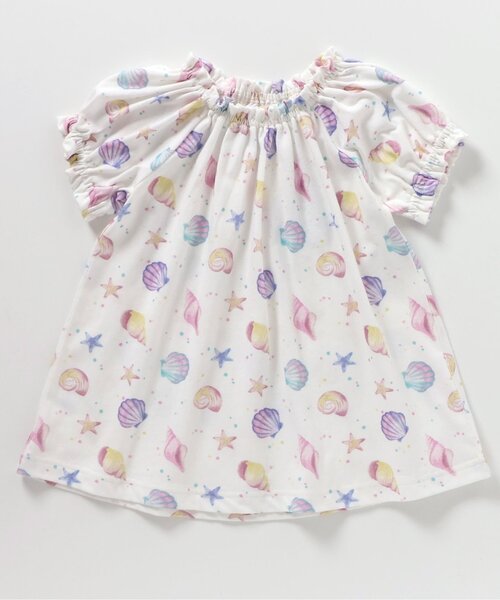 apres les cours（アプレレクール）の「【接触冷感・吸水速乾】バラエティ総柄GIRLS半袖パジャマ（ルームウェア/パジャマ・キッズ・オフホワイト/ピンク/ネイビー・80/90/100/110/120/130）」の20枚目の写真