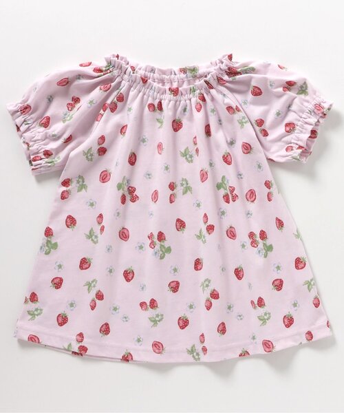 apres les cours（アプレレクール）の「【接触冷感・吸水速乾】バラエティ総柄GIRLS半袖パジャマ（ルームウェア/パジャマ・キッズ・オフホワイト/ピンク/ネイビー・80/90/100/110/120/130）」の21枚目の写真