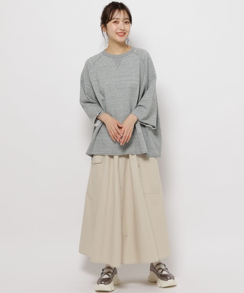 tシャツ ミニ裏毛刺繍ロゴプルオーバー レディース セール】ミニ裏毛ロゴプルオーバー（Tシャツ/カットソー）｜niko