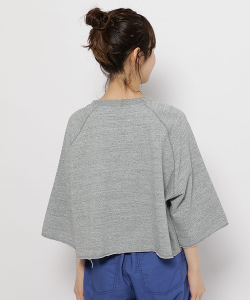 niko and...(ニコアンド)の「ミニ裏毛ステッチプルオーバー(Tシャツ/カットソー・レディース・グレー/ナチュラル/グリーン/ピンク・SHORT/TALL)」の18枚目の写真