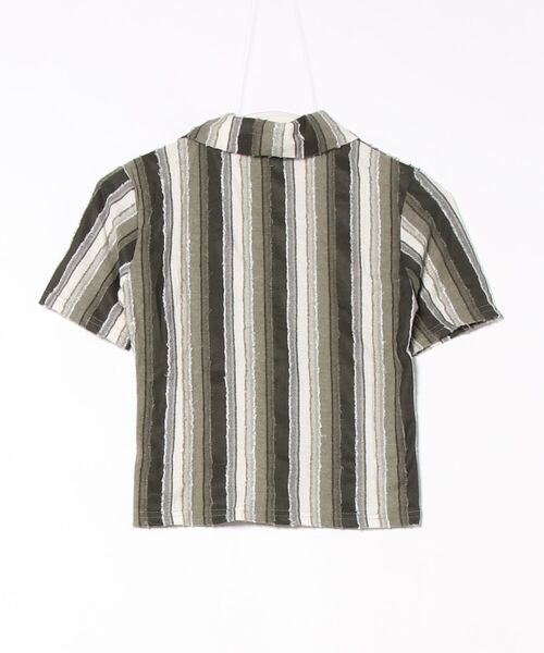 tシャツ stripe fluff tops レディース stripe fluff tops（Tシャツ/カットソー）｜Uenui（ウニュイ）の