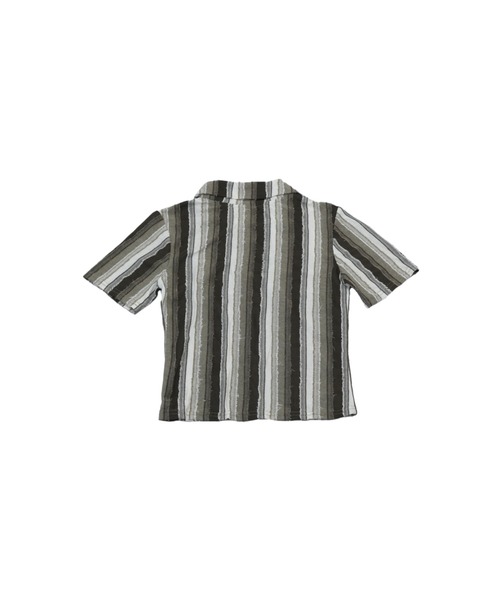 Uenui（ウニュイ）の「stripe fluff tops（Tシャツ/カットソー・レディース・カーキ/ブラック・FREE）」の14枚目の写真